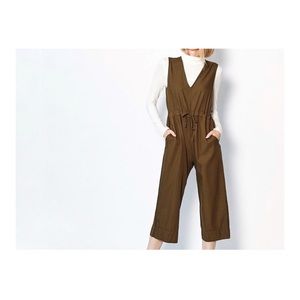 Ali Golden slit back jumpsuit
